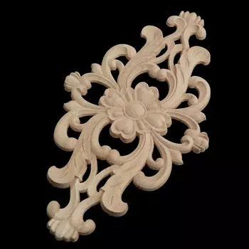 Европейская деревянная резная угловая аппликация, мебель, кровать, шкаф, декор, наклейка, a