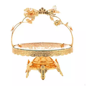 Европейская фруктовая корзина конфеты закуски лотки контейнер железный сервировочный поднос тарелка для кухни S