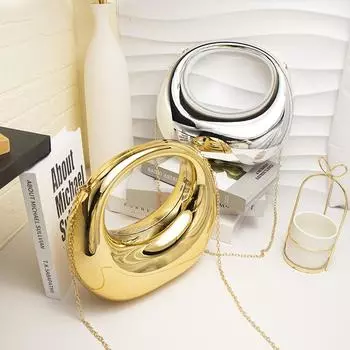 Европейская и американская акриловая металлическая текстурная сумка, простая сумка для ужина знаменитости высокого класса 27/11/25 красный