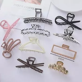 Европейская и американская металлическая заколка для волос «кошачий коготь» — дизайн в виде листа для хвостиков Individually Packaged