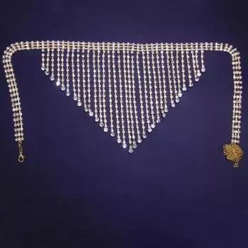 Европейская и американская мода, цепочка на талию и тело с кисточками из стразов для женщин - аксессуар для вечеринки в ночном клубе золотой