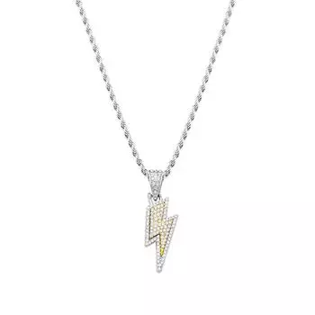 Европейская и американская мода двухцветное ожерелье с молнией в стиле хип-хоп унисекс модное мужское Personali K2V2 B-1pcs