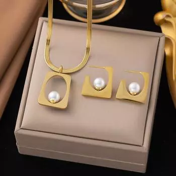 Европейская и американская мода нерегулярные геометрические квадратные ювелирные серьги золотой