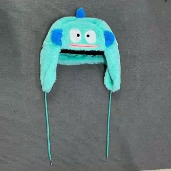 Европейская и американская мода осень и зима симпатичная защита ушей теплая синяя лыжная противохолодная плюшевая шапка OneSize синий