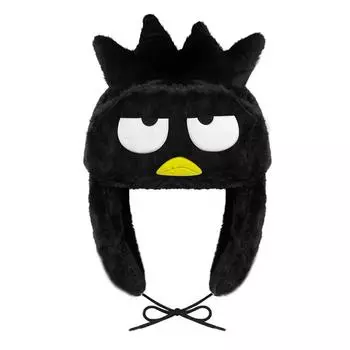 Европейская и американская мода осень-зима черная мультяшная защитная наушника, теплая и холодная шапка Lei Feng OneSize чёрный