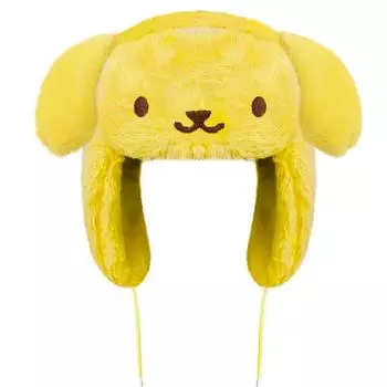 Европейская и американская мода осень-зима желтая собака мультфильм защита ушей, теплая и холодная шапка Lei Feng OneSize жёлтый