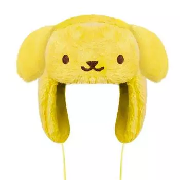 Европейская и американская мода осень-зима желтая собака мультфильм защита ушей, теплая и холодная шапка Lei Feng OneSize жёлтый
