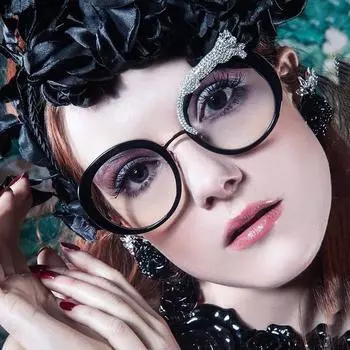 Европейская и американская мода, солнцезащитные очки в круглой оправе, женская мода, солнцезащитные очки в большой оправе с анти-синим светом и бриллиантами, новый стиль