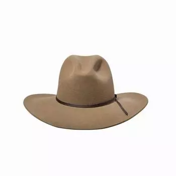 Европейская и американская мода Тонкая тесьма Декоративная шляпа из чистой шерсти Универсальная шерстяная фетровая шляпа L58-60cm бежевый