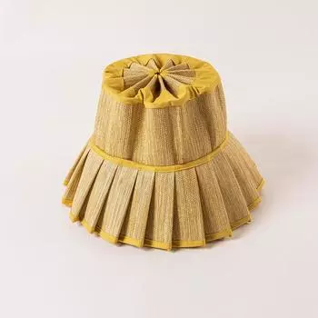 Европейская и американская модная складная водонепроницаемая соломенная плетеная шляпа для отдыха на открытом воздухе, солнцезащитный крем для путешествий, широкая соломенная шляпа с карнизом 56-58CM