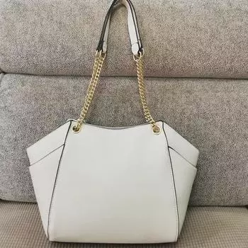 Европейская и американская модная женская большая сумка из искусственной кожи с цепочкой через плечо