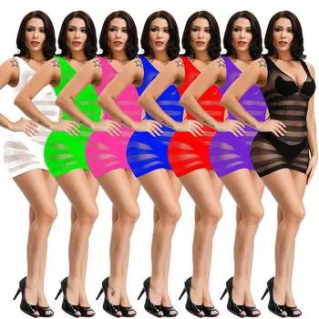 Европейская и американская сексуальная юбка-сетка на бедрах, размер плюс One Size