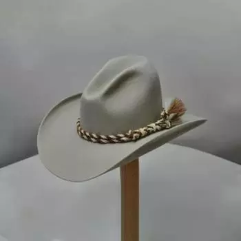 Европейская и американская шерстяная шляпа, однотонная фетровая шляпа из овечьего фетра L58-60cm серый