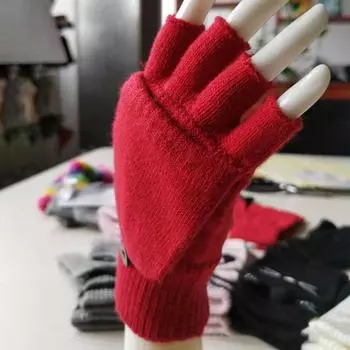 Европейская и американская версии новых перчаток для сенсорных экранов с принтом и термостойкими трикотажными перчатками для сенсорных экранов average size