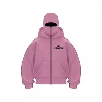 Европейская и американская Y2K двойная шапка уникальный дизайн осень-зима мужская и женская свободная толстовка с капюшоном M чёрный