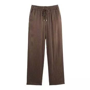 Европейская и американская женская повседневная рубашка в полоску с длинным рукавом - Трендовый стиль INS S