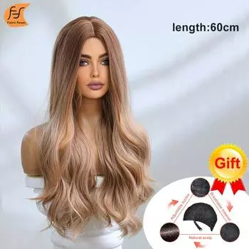 Европейская и американская женская шапка для волос со смешанными серыми и золотыми волосами одного цвета