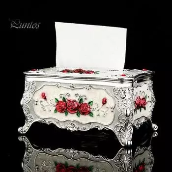 Европейская коробка для салфеток, большая вместимость, легкий доступ, крышка для коробки салфеток, акриловый держатель для салфеток, роскошное украшение для дома G