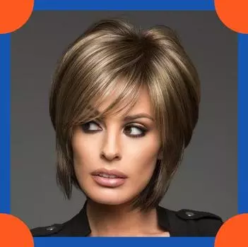 Европейская мода короткий парик короткие волосы головной убор для женщин 1 pcs