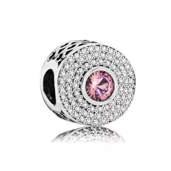 Европейская новинка из стерлингового серебра 925 пробы, розовая серия, собачья лапа, сердце, эмаль, модные бусины, подходят для оригинального браслета для женщин, изготовление ювелирных изделий