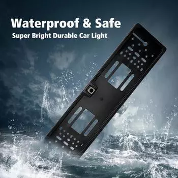 Европейская рамка номерного знака CCD HD камера заднего вида для автомобиля