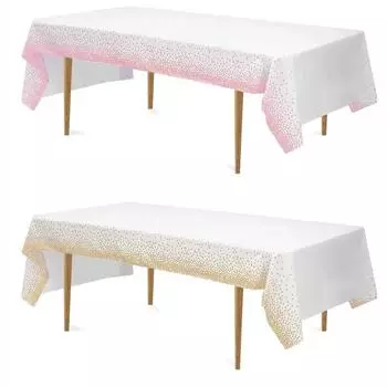 Европейская ретро-роскошная золотая скатерть со звездным небом, красивая свадебная, на день рождения, на праздник, вечеринка, одноразовая декоративная салфетка PEVA