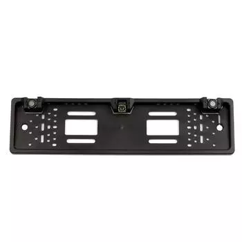 Европейская резервная камера в рамке номерного знака 12-светодиодная камера заднего вида с реверсивной радиолокационной системой 12-LED