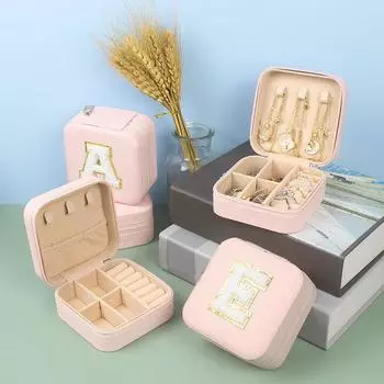 Европейская шкатулка для хранения ювелирных изделий, антиокислительная шкатулка для драгоценностей с английскими буквами, американский стиль