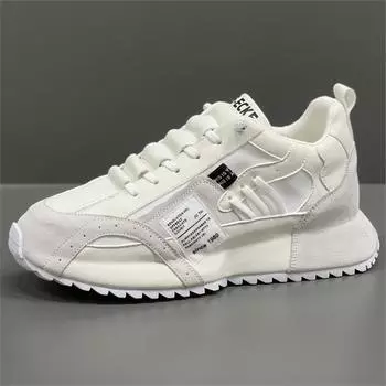 Европейская станция мужская обувь 2025 новая осенняя дышащая большого размера спортивная и повседневная обувь с внутренней высотой увеличение обувь для папы мужская 41