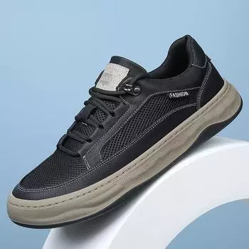 Европейские ботинки для серфинга кожаные мужские туфли летние сетчатые дышащие спортивные повседневные туфли мужские универсальные белые туфли на платформе 38 белый