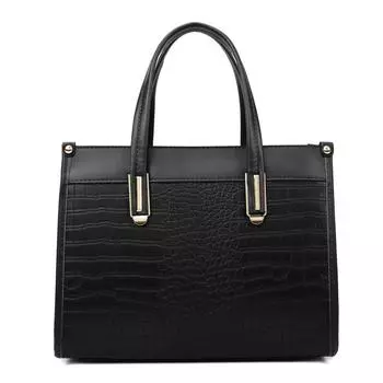 Европейские и американские атмосферные сумки для женщин с крокодиловым узором женские сумки большой вместимости корейский стиль модные простые сумки-тоут
