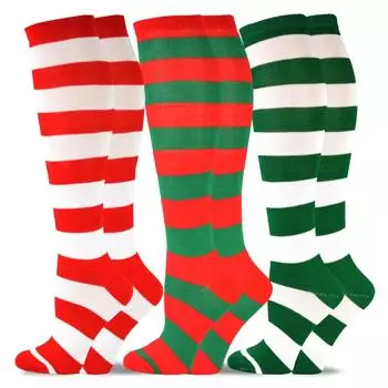 Европейские и американские длинные женские японские полосатые гольфы, женские носки в стиле аниме для косплея One Size