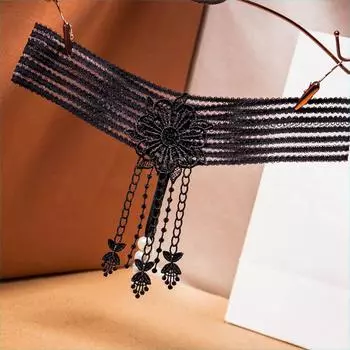 Европейские и американские горячие женские стринги с одной нитью, флиртующие, с бисером, трением, перспективой, с бахромой, водорастворимыми цветами, сексуальные трусики 2277 average size (suitable for 80-60 kg)