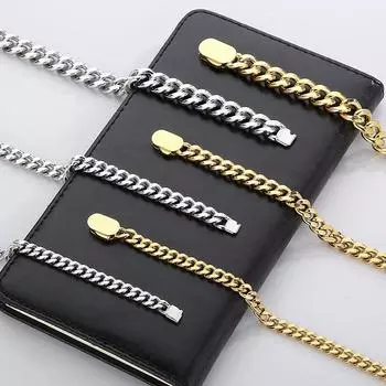 Европейские и американские хип-хоп простые аксессуары титановая стальная цепочка мужское ожерелье 19cm