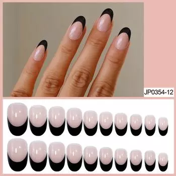 Европейские и американские короткие ногти, накладные ногти с эффектом миндаля, накладные ногти, накладные ногти, накладные ногти, накладные ногти, накладные ногти