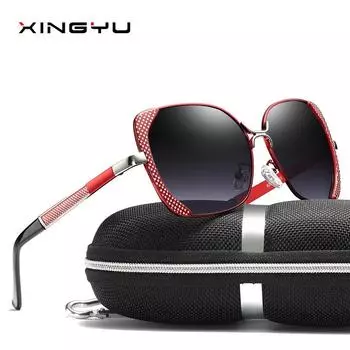 Европейские и американские модные поляризационные солнцезащитные очки для вождения, мужские и женские дубильная кора