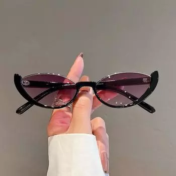 Европейские и американские модные солнцезащитные очки «кошачий глаз» — стиль знаменитостей, авангардный дизайн Single Sunglasses