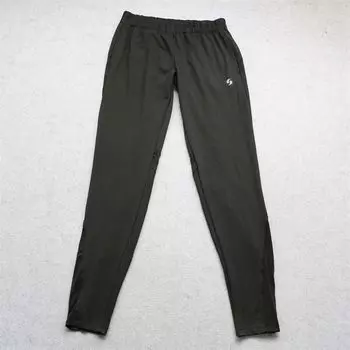 Европейские и американские мужские и женские весенне-осенние эластичные облегающие брюки скинни, уличные фитнес-быстросохнущие спортивные брюки с разрезом, повседневные брюки Black Gray S