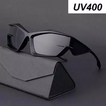 Европейские и американские мужские солнцезащитные очки будущего, индивидуальные солнцезащитные очки в стиле киберпанк, защитные очки UV400 AS PICTURE