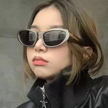 Европейские и американские поляризационные солнцезащитные очки Y2K Millennium, женские трендовые солнцезащитные очки для верховой езды, мужские поляризационные очки