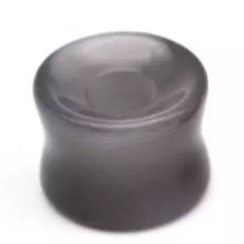 Европейские и американские полые цельные серьги-гвоздики дымчато-серого цвета для мужчин, натуральный камень Black Gray Cat s Eye Stone 6mm single