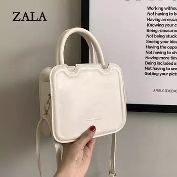 Европейские и американские популярные сумки женские весенние новые модные сумки-мессенджеры ретро универсальные портативные маленькие квадратные сумки белый