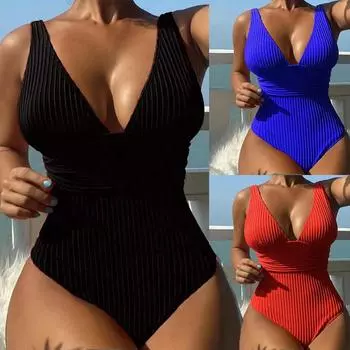 Европейские и американские разноцветные цельные леггинсы Zou Zoubu с регулируемыми бретелями консервативные женские купальники S чёрный