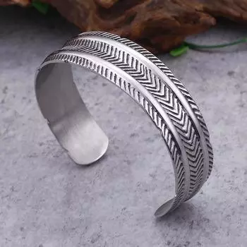 Европейские и американские ретро мужские браслеты, модные и креативные простые браслеты из титановой стали