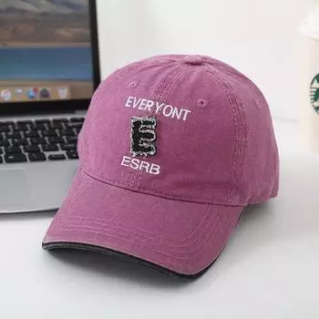 Европейские и американские ретро шляпы женские модные тенденции черная кепка мужская с глубоким верхом стираная джинсовая бейсболка прилив M56-58cm чёрный