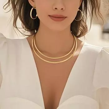 Европейские и американские серьги с широкой версией и темпераментом, ювелирные изделия для женщин