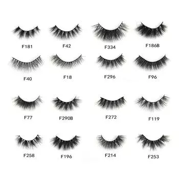 Европейские и американские толстые перекрестные ресницы, новая упаковка из 3d норковых волос, накладные ресницы F26