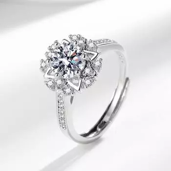 Европейские и американские ювелирные изделия имитация циркона кольцо Открытое ювелирное изделие Женские ювелирные изделия трендовое кольцо adjustable