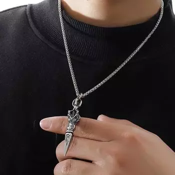 Европейские и американские ювелирные изделия персонализированное ожерелье ожерелье в стиле панк One Size чёрный