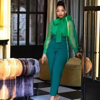 Европейские и американские женские повседневные костюмные брюки с высокой талией, облегающие женские профессиональные брюки M